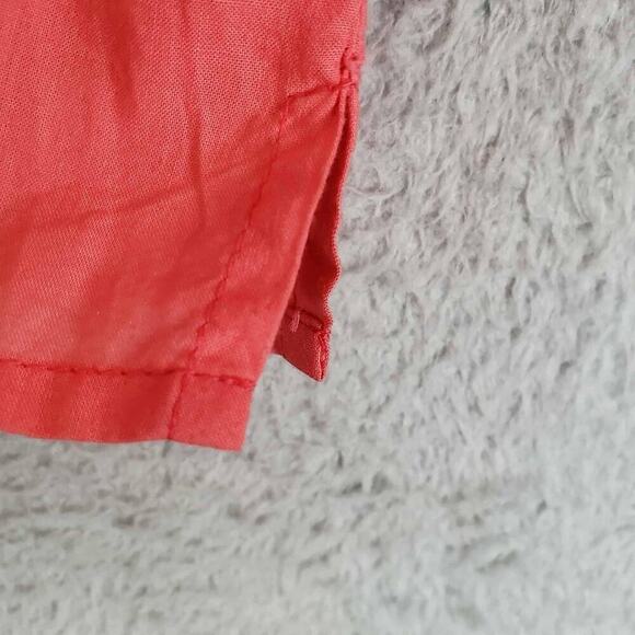 Lilly Pulitzer Tunic Top Shirt Pink Coral Women’s Size Medium M Embroidered - Picture 8 of 10